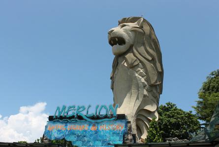 圣淘沙鱼尾狮Sentosa Merlion