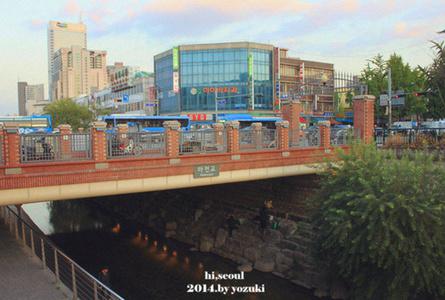 清溪川广场Cheonggyecheon